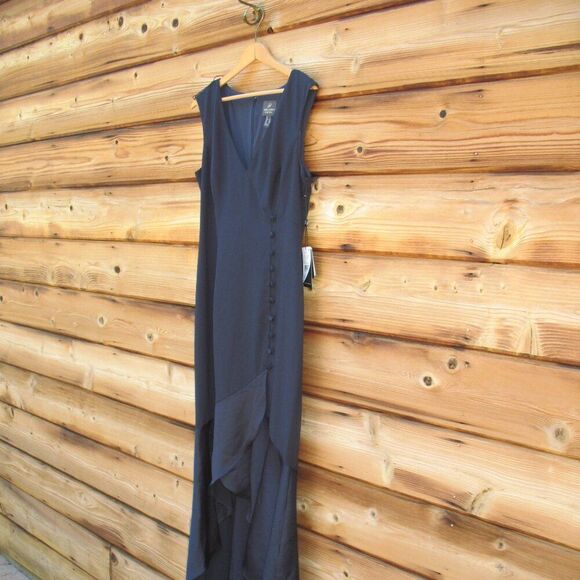 NWT Adrianna Papell Button Trim Hi Lo Dress - Picture 8 of 15